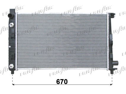 Kühler, Motorkühlung Frigair 0106.3007 von Frigair