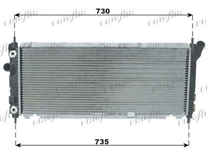 Kühler, Motorkühlung Frigair 0107.3044 von Frigair