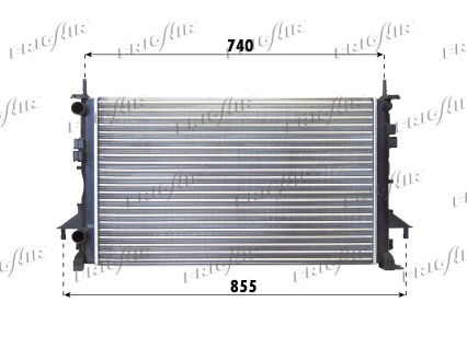 Kühler, Motorkühlung Frigair 0109.3089 von Frigair