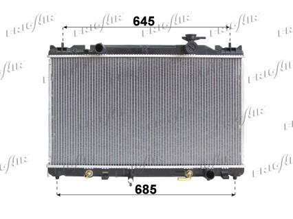 Kühler, Motorkühlung Frigair 0115.3118 von Frigair