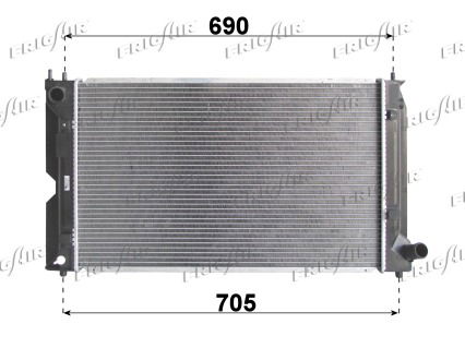 Kühler, Motorkühlung Frigair 0115.3143 von Frigair