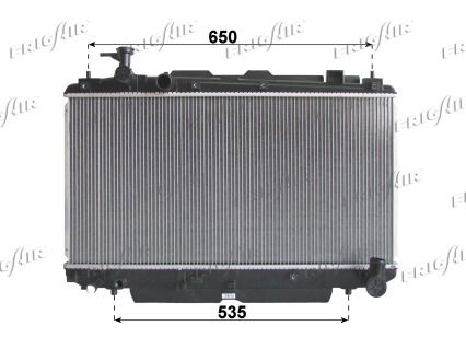 Kühler, Motorkühlung Frigair 0115.3168 von Frigair