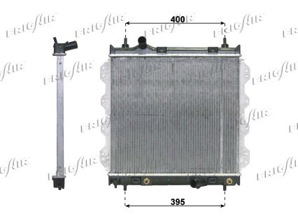 Kühler, Motorkühlung Frigair 0118.3002 von Frigair