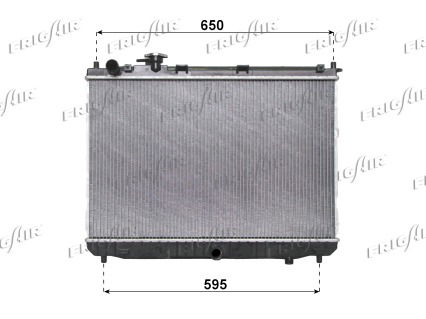 Kühler, Motorkühlung Frigair 0133.3028 von Frigair