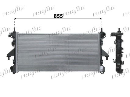 Kühler, Motorkühlung Frigair 0204.2035 von Frigair