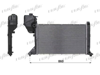 Kühler, Motorkühlung Frigair 0206.2085 von Frigair