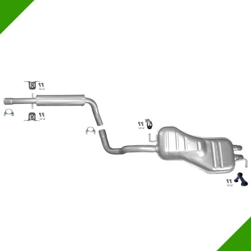 Audi A3 VW Golf 4 Beetle Seat Auspuffanlage ab KAT von Fröschl Autozubehör