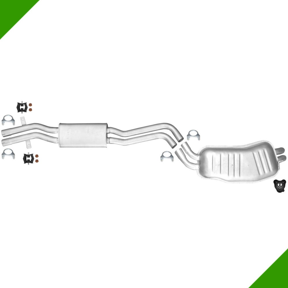 BMW 3er E46 330d xd Cd Mitteltopf Endtopf Auspuff Anbausatz von Fröschl Autozubehör