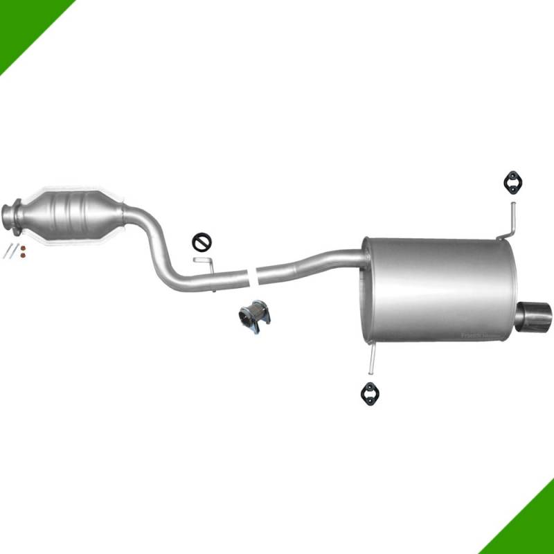 Bmw Z3 1,9 2,8 Endschalldämpfer Endtopf Auspuff Auspuffanlage Anbaukit von Fröschl Autozubehör