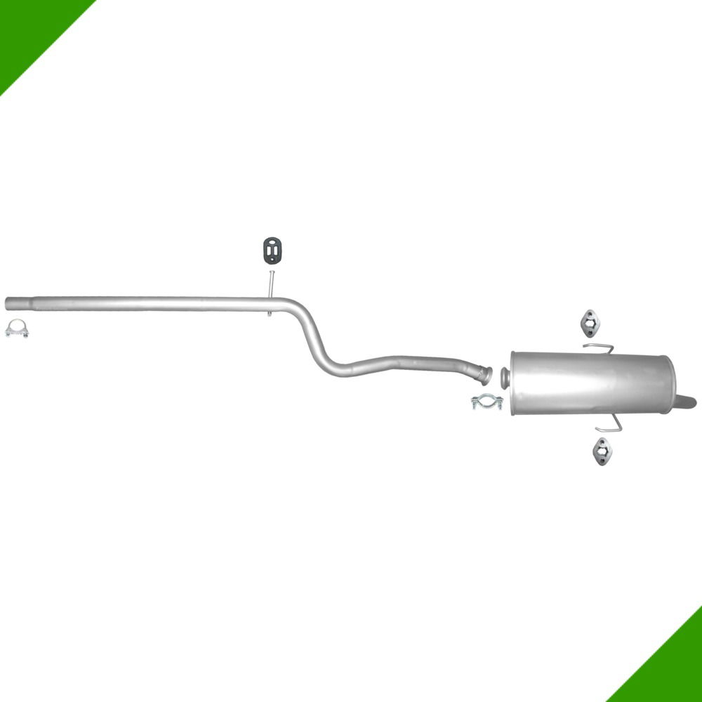 Citroen Saxo 1,0 1,1 Edelstahl Mittelrohr Endschalldämpfer Endtopf von Fröschl Autozubehör