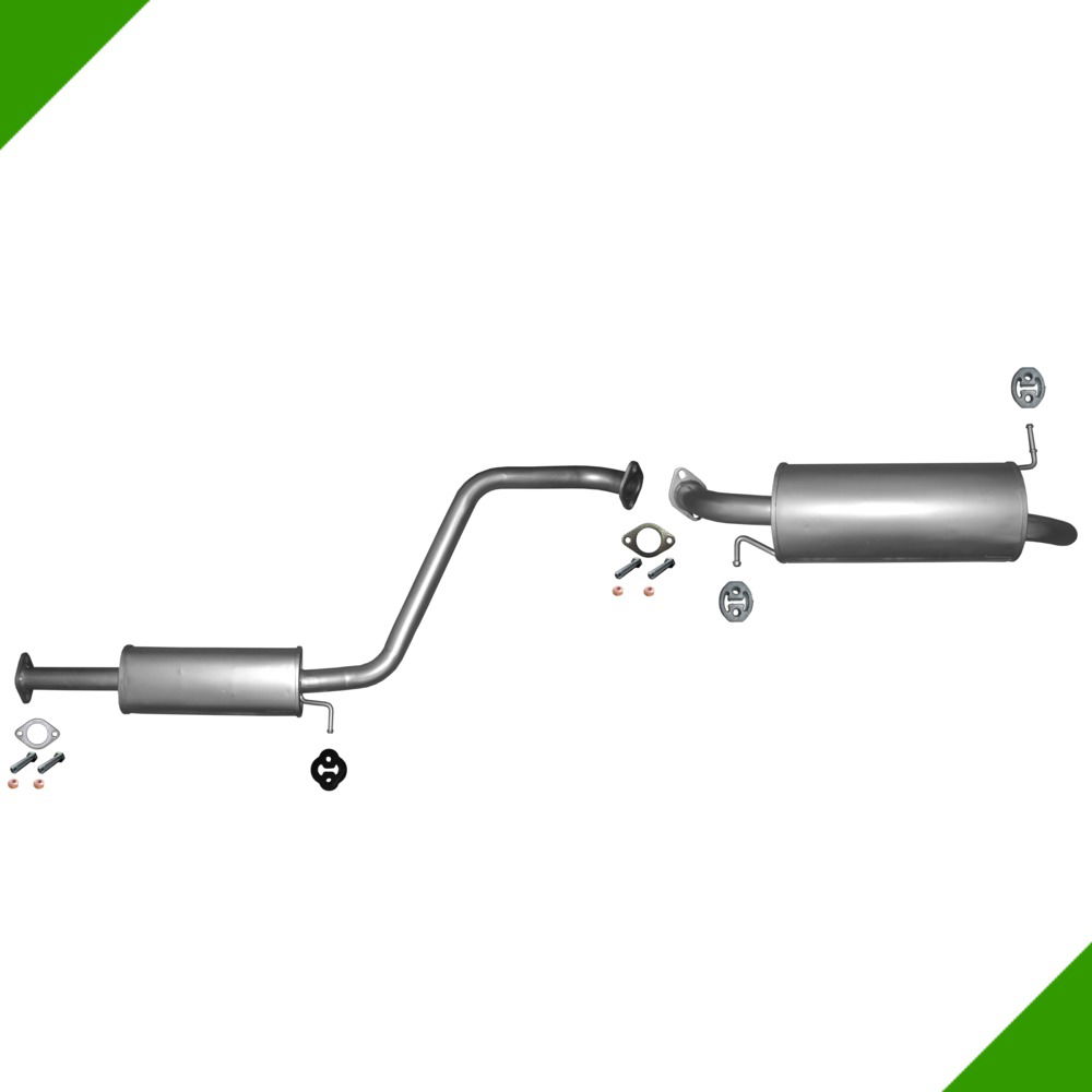 Hyundai Getz 1,5 Crdi Mittelschalldämpfer Endschalldämpfer Anbausatz von Fröschl Autozubehör