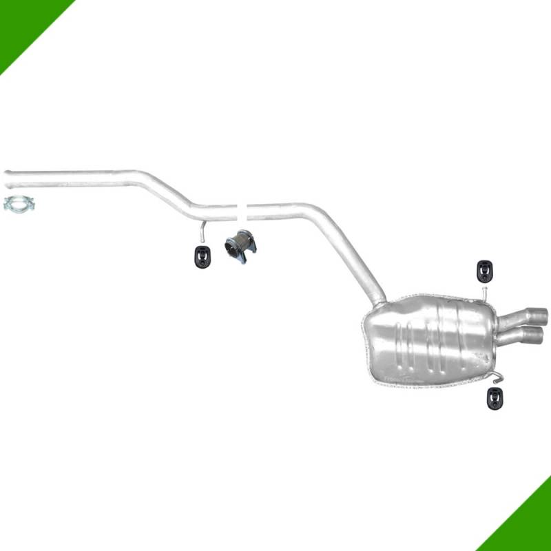 Mercedes C Klasse W204 S204 180 220 250 CDI Endtopf Auspuff Anbausatz von Fröschl Autozubehör