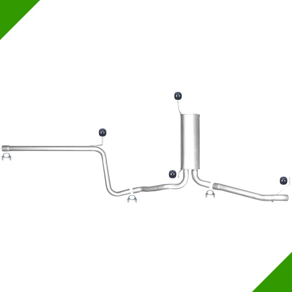Mittelrohr Mitteltopf Endrohr für Skoda Octavia III 1,6 TDi NL NR Anbausatz von Fröschl Autozubehör