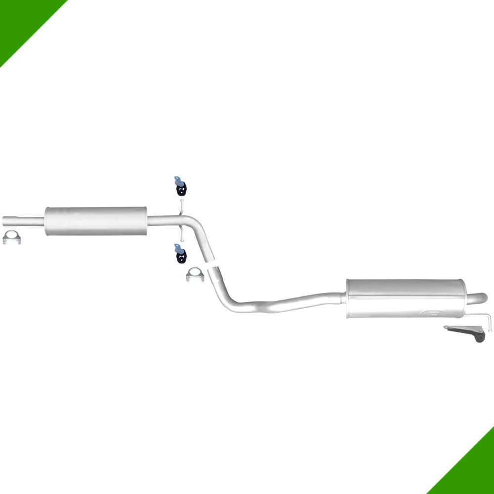 Mitteltopf Endtopf für Seat Toledo IV Skoda Rapid 1,4 TSI KG3 NH3 Anbausatz von Fröschl Autozubehör