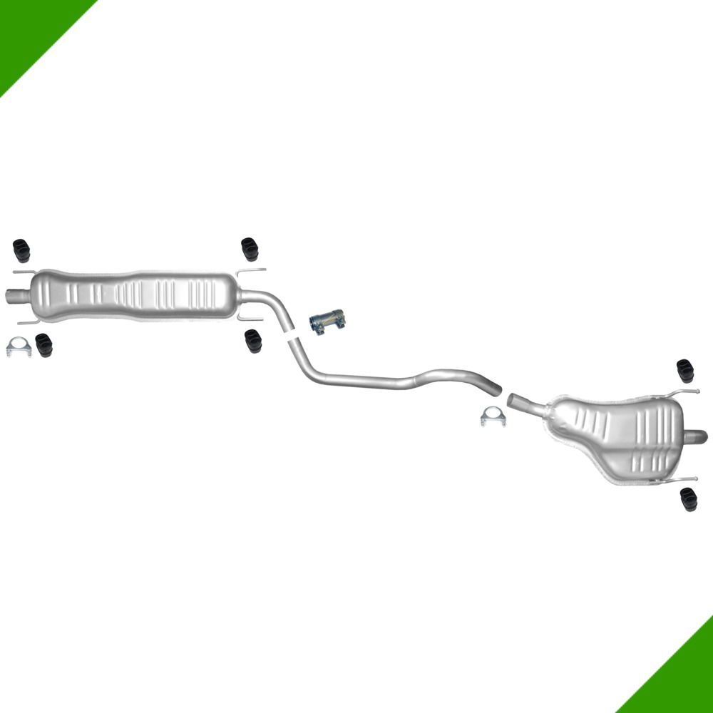 Opel Zafira B 1,6 1,8 Mittelschalldämpfer Endschalldämpfer Anbausatz von Fröschl Autozubehör