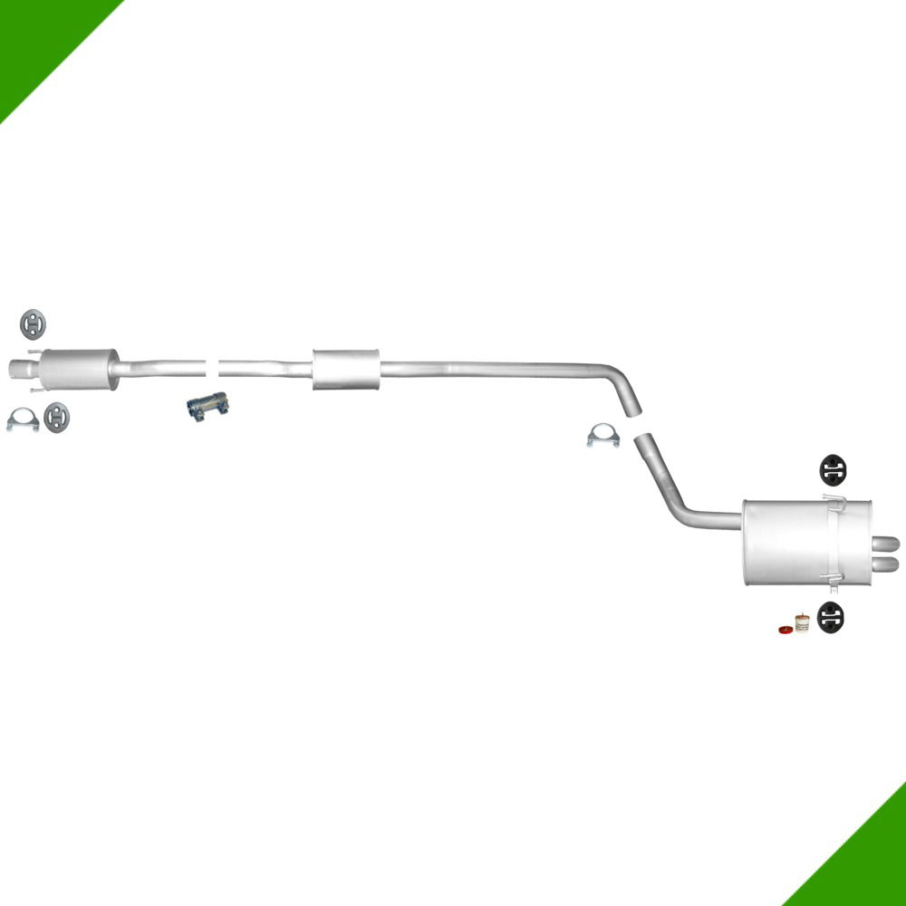 Rover 75 2,0 2,5 V6 RJ Mittelschalldämpfer Endschalldämpfer Anbausatz von Fröschl Autozubehör