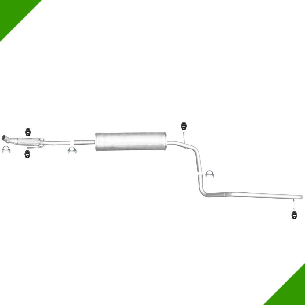 Seat Mii Skoda Citigo VW UP Hosenrohr Mitteltopf Endrohr Auspuff von Fröschl Autozubehör
