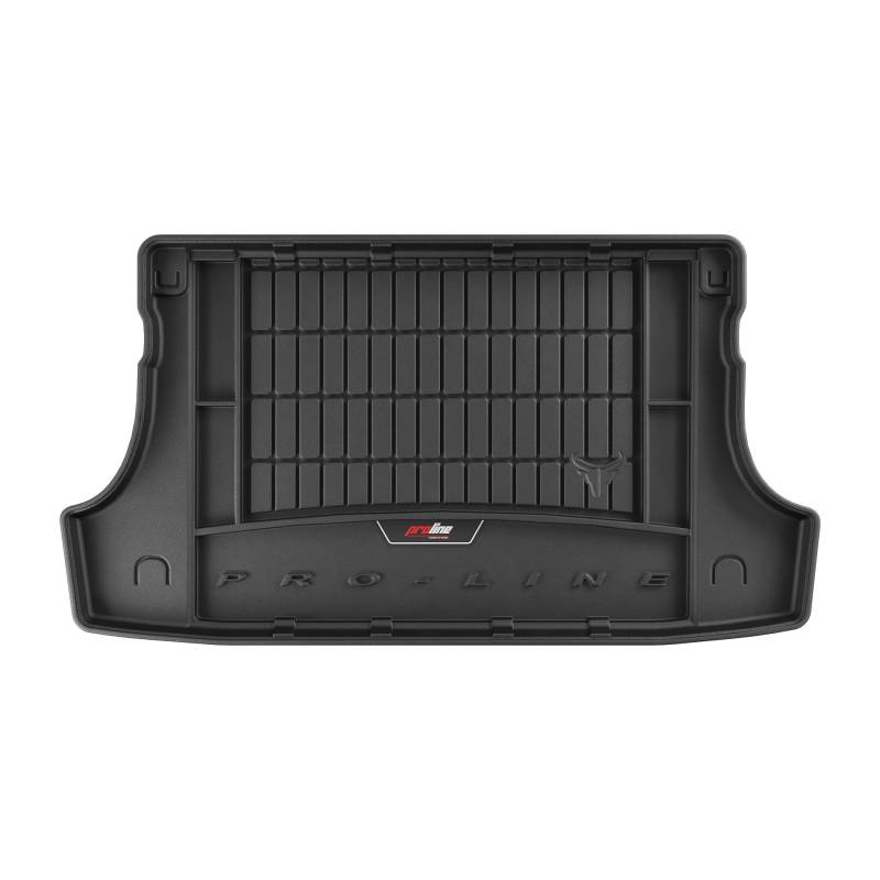 FROGUM ProLine 3D Gummimatte Exklusive Auto Kofferraummatte Kofferraumwanne mit Logo für Suzuki Grand Vitara II 2005-2014 | Bequemer Organiser | Die höchsten Kanten | Elegantes Design von Frogum