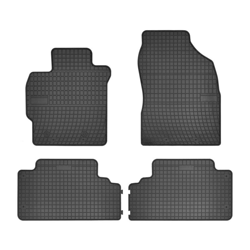 Frogum 542766 Gummifußmaten, Solide, Oryginal Passform, Schwarz von Frogum