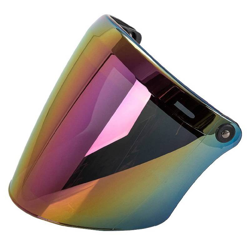 Frotox 3/4 Open Face Helm Visier Für Sonnenschutz Schutz Für 3-Snap Retro Helm Zubehör von Frotox