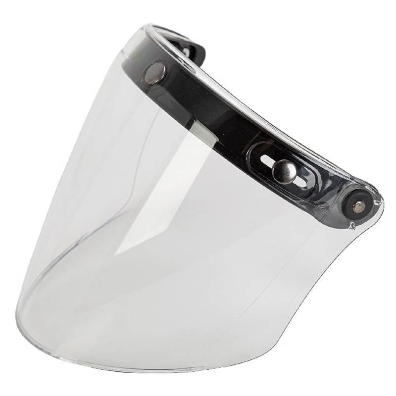 Frotox 3/4 Open Face Helm Visier Für Sonnenschutz Schutz Für 3-Snap Retro Helm Zubehör von Frotox