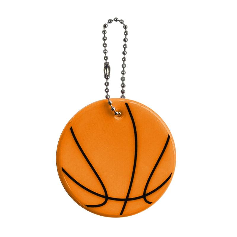 Superhelle Reflektierende Sicherheitsausrüstung Für Basketball Kinder Stilvoller Anhänger Schlüsselanhänger Reflektor Für Tasche Rollstuhl 11 Farben von Frotox