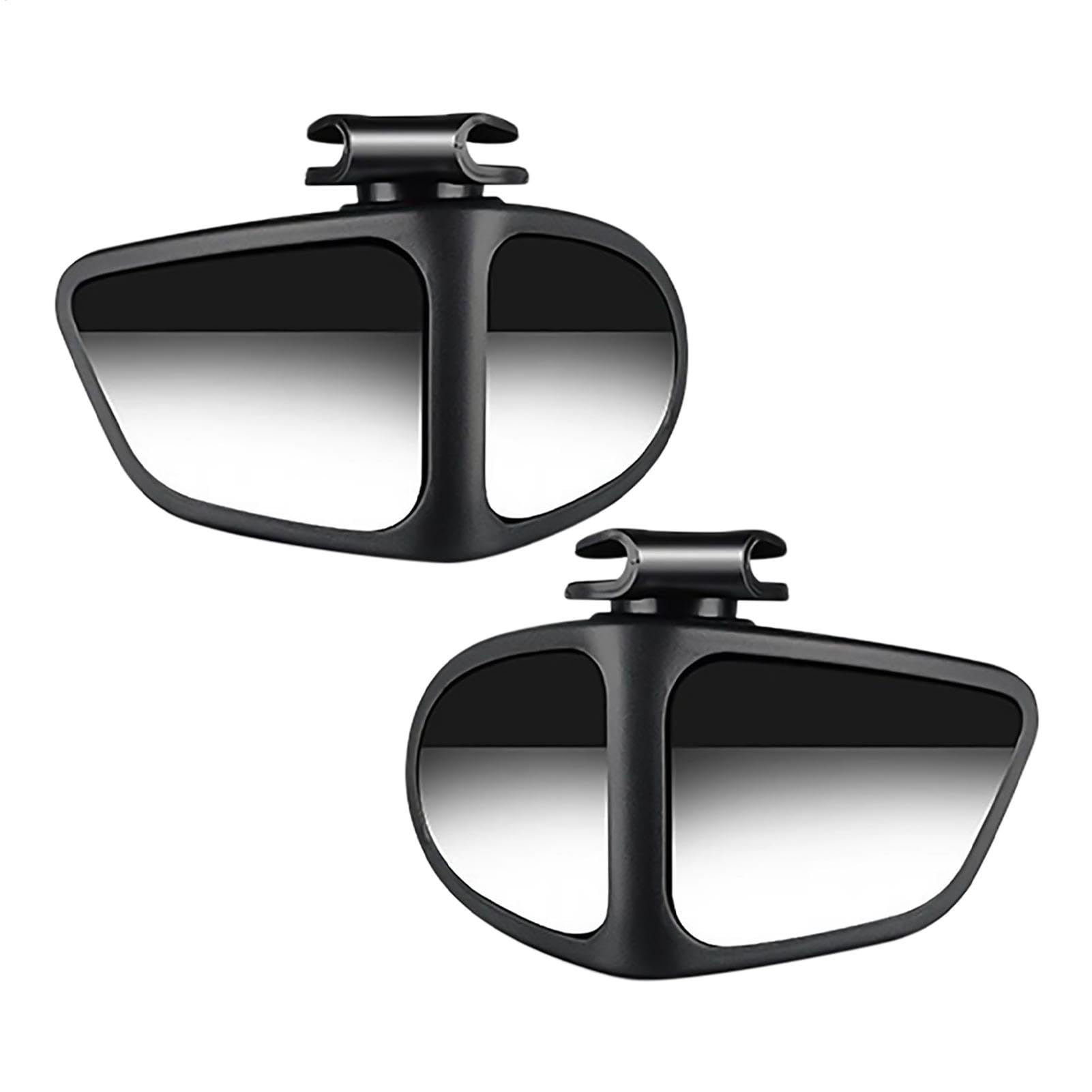 Blind Rear View Mirrors, 360 Degree Auxiliary Mirrors, Wide View Glass, Multi-Sided Design, Safety Purposes, 1 Pair, Enhanced Driving Experience for Lane Changing, Stopping von Fruusv