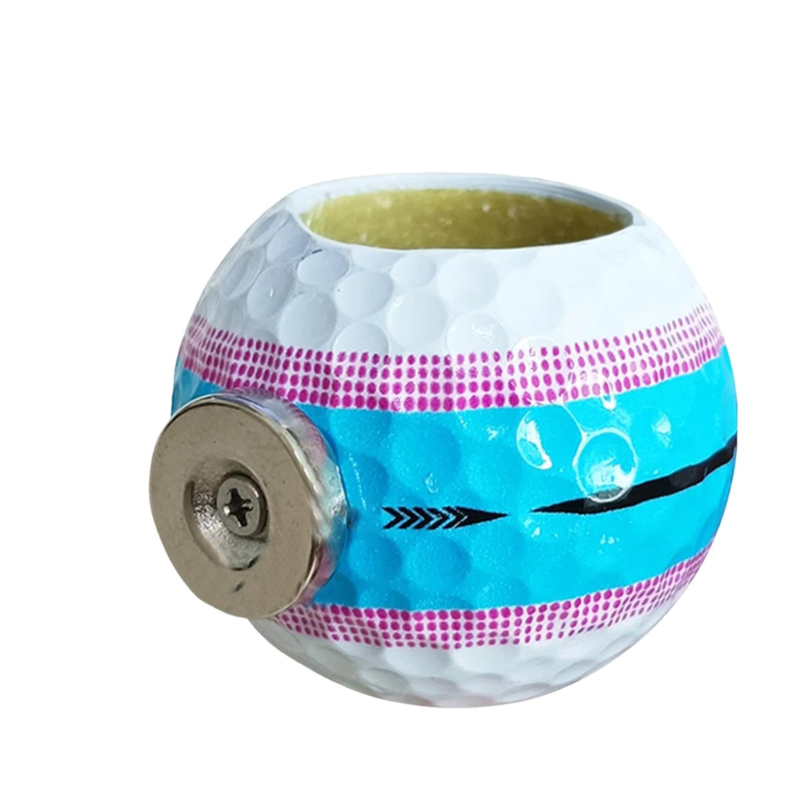 Fruusv Golfball-Zigarettenhalter,Zigarettenhalter Golfball,Zigarettenhalter | Magnetischer Zigarettenetuihalter, Zigarettenablage für Golfer, tragbarer Zigarettenständer von Fruusv