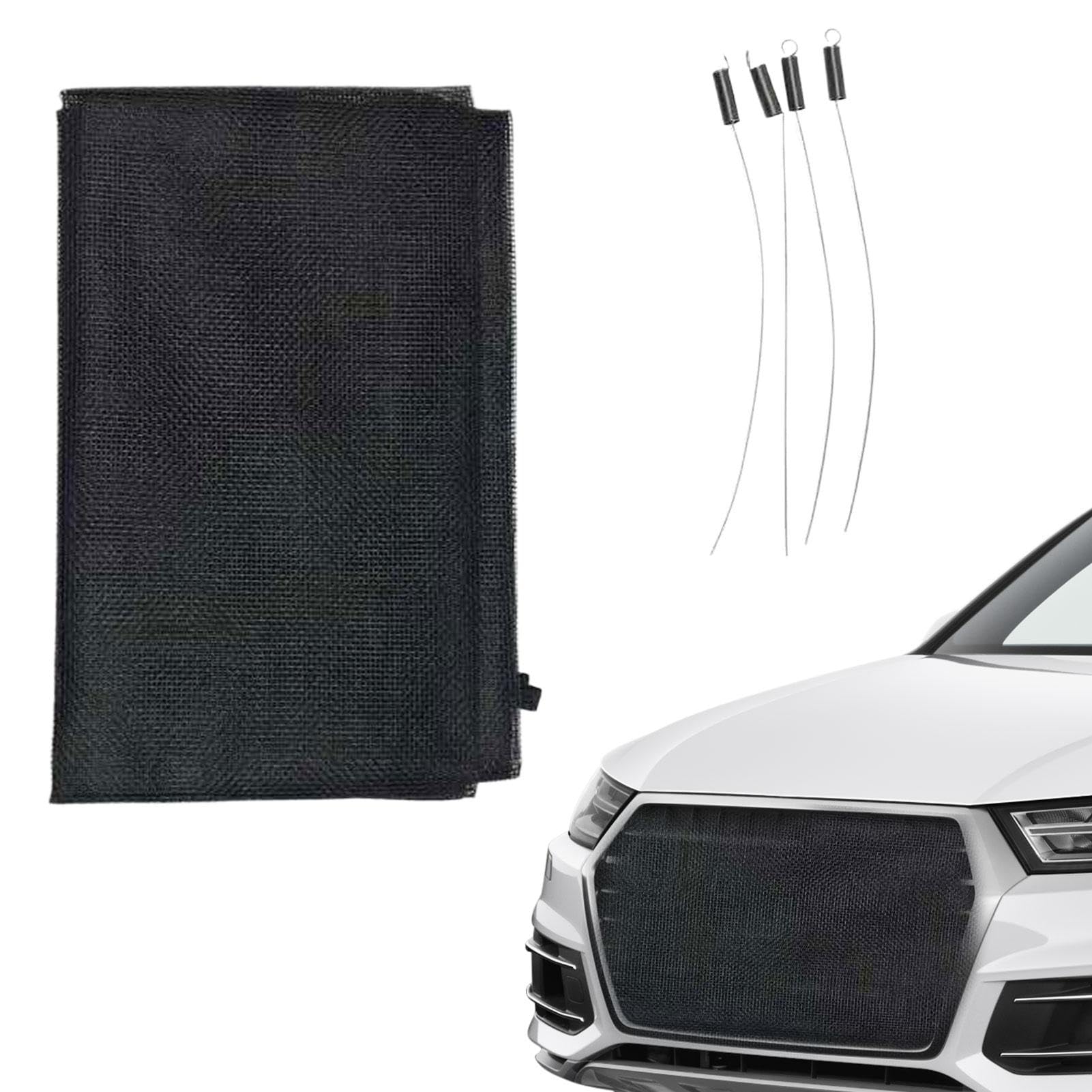 Portable Car Grill Mesh, Car Tank Net, Auto Engine Front Grills Protection Cover, Sturdy Fabric Nets for Automobile, Truck, and Vehicle Use, Mobiles, Black, 23cm von Fruusv