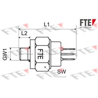 Bremslichtschalter FTE 9910201 von Fte