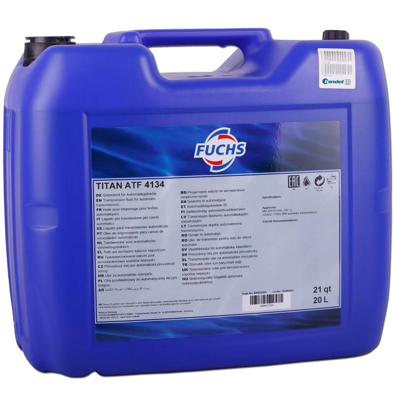 20L 20 Liter FUCHS TITAN ATF 4134 Getriebeöl Automatikgetriebeöl MB 236.14 NAG2 von Fuchs