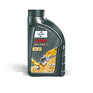 Titan GT1 Flex 3 SAE 5W-40 Motorenöl 1Liter von Fuchs