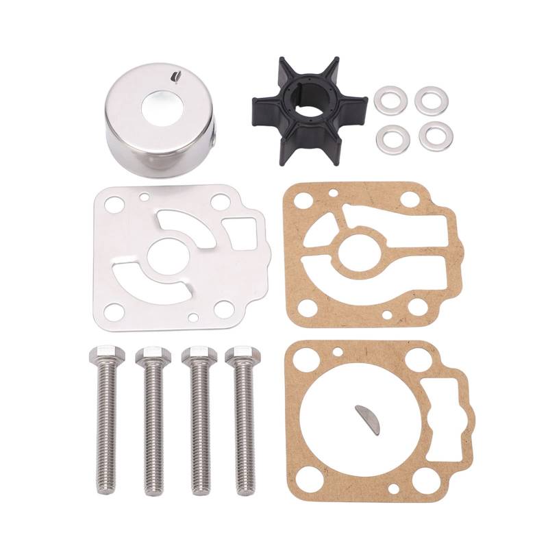 Fuerdich Wasserpumpenreparatur -Kit mit Laufrad, 3C8873220, 3C8873223m, 3C8873223 Wasserpumpen -Laufrad Ersatz für Tohatsu M40D M40D2 M50D M50D2 2 Strich Außenbord von Fuerdich