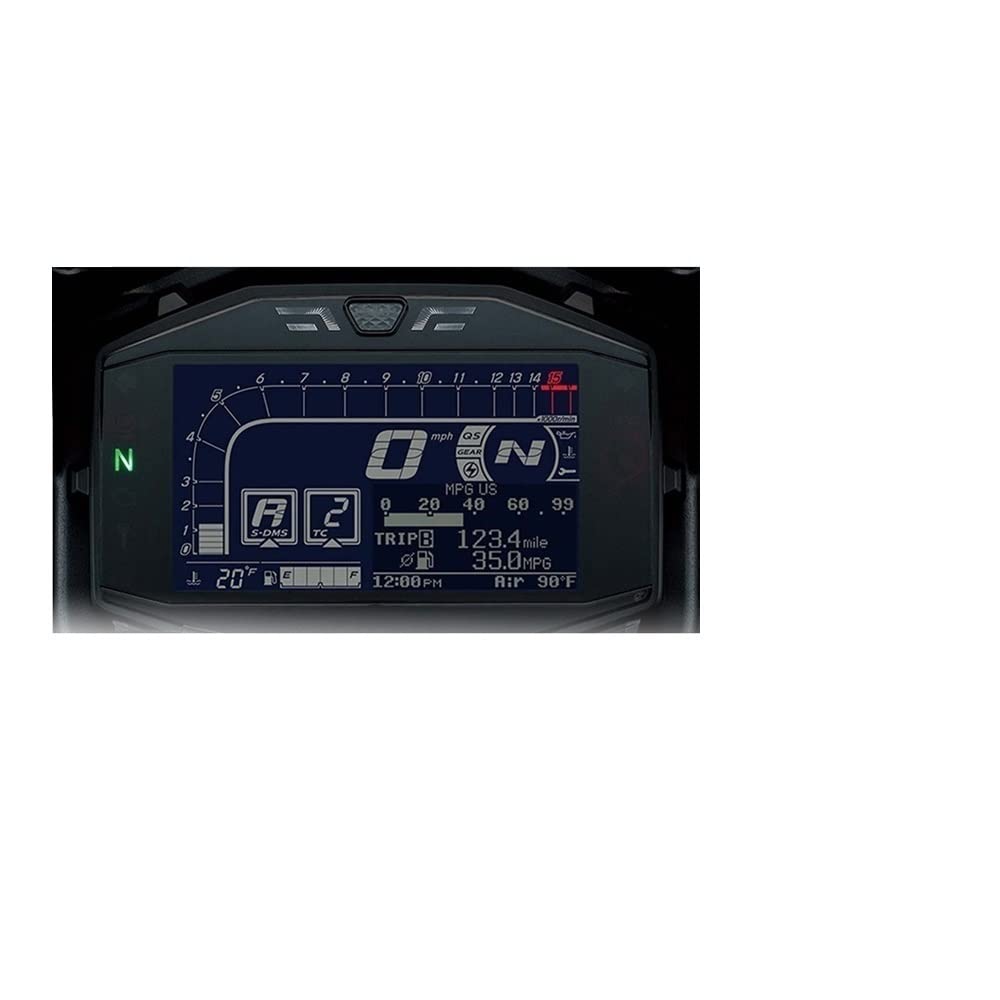 Armaturenbrett-Schutzfolie Für Suzu&ki Für GSX-S1000 Für GSX S1000 2021 Dashboard Display Instrument Cluster Screen Protector Film(Three sets) von Fuicotto