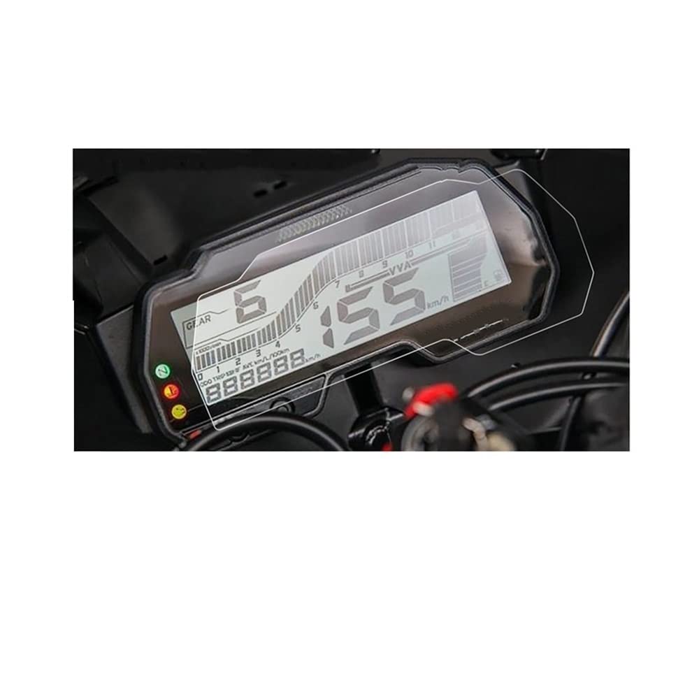 Armaturenbrett-Schutzfolie Für Y&amaha Für R15 V3 Für MT15 Für YZF-R125 Für MT125 2017 2018 2019 2020 Motorrad Cluster Kratzschutz Film Display Schutz(Ein Satz) von Fuicotto