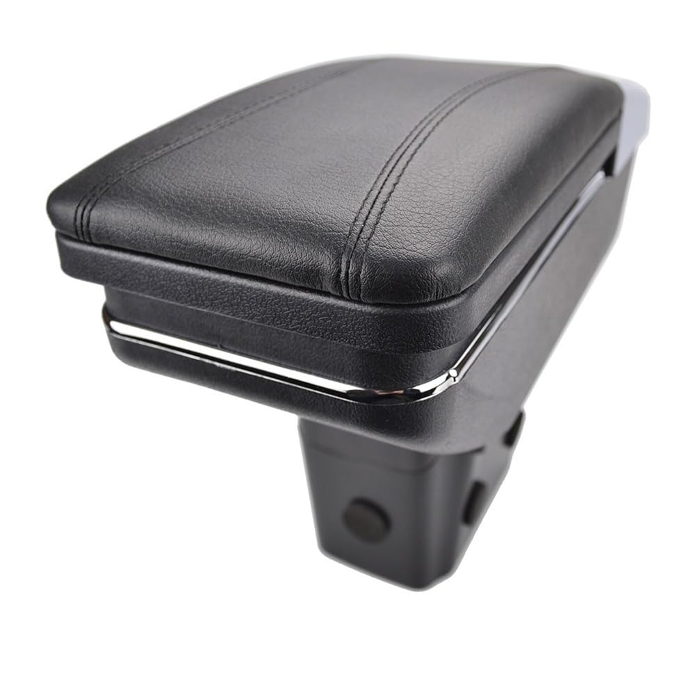 Armlehne Box Center Console Storage Box Für Chevr&olet Für Cruze Für Holden Cruze 2009 2010 2011 2012 2013 2014 2015 Drehbare Armlehne(Black Thread) von Fuicotto