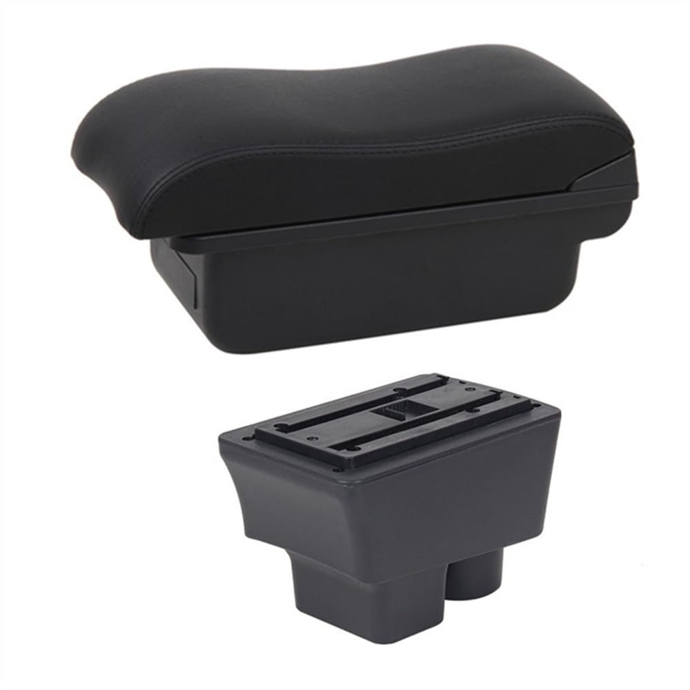 Armlehne Box Für Sko&da Für Fabia 2 2008 2009 2010 2012012 2013 2014 Auto Armlehne Box Armlehne Center Console Lagerung USB Zubehör(B2 Black Line) von Fuicotto