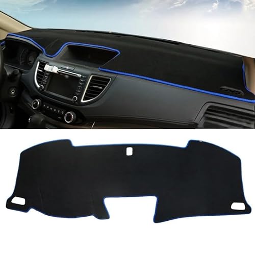 Auto Armaturenbrett Abdeckung Auto Dashboard Abdeckung Dash Matte Sonnenschutz Non-slip Pad Für Hon┐da Für CR-V Für CRV 4th 2012 2013 2014 2015 2016(Blue Side) von Fuicotto