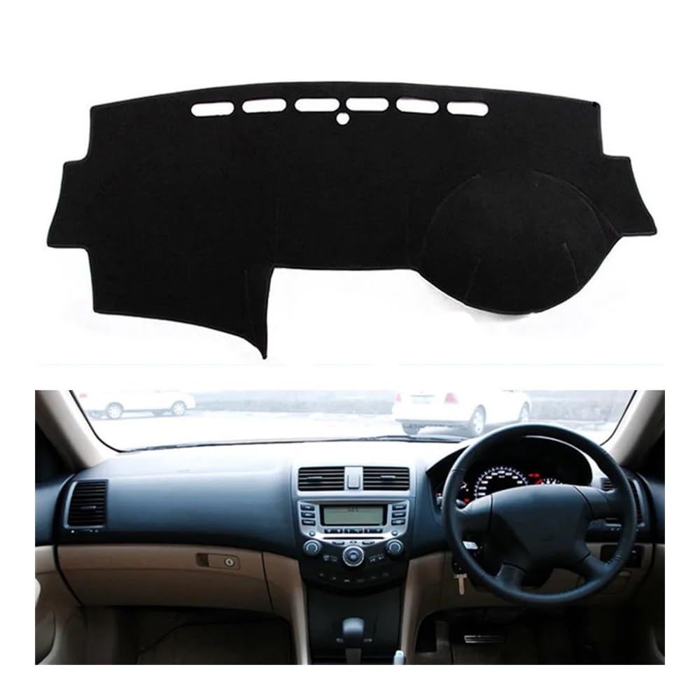 Auto Armaturenbrett Abdeckung Auto Dashboard Abdeckung Matte Pad Dash Sonnenschirm Teppich Teppich Für Hon┐da Für Accord 7th Euro R Acura TSX Coupe 2003 2004 2005 2006 2007(Right Hand Drive) von Fuicotto