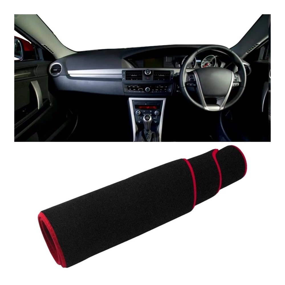 Auto Armaturenbrett Abdeckung Für MG 6 2010 2011 2012 2013 2014 2015 2016 Auto Dashboard Abdeckung Dash Matte Sonnenschutz Vermeiden Licht Nicht-slip Pad(Red Side RHD) von Fuicotto