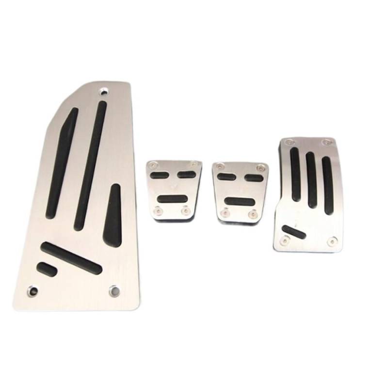 Auto Pedale AT MT Für Mitsub&ishi Für Pajero Für Montero Für Shogun 2007-2023 Auto Pedale Gaspedal Bremse Edelstahl Rutschfest Kein Bohren Pedal Pad(4 pcs) von Fuicotto