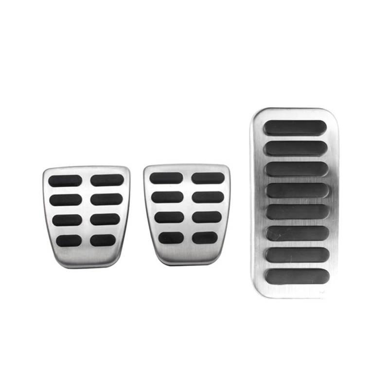 Auto Pedale Auto Fußpedale Abdeckung Für Kia Für Venga 2009 2010 2011 2012 2013 2014 2015 2016 2017 2018 2019 Gaspedal Bremse Restfoot Pedal Pads(3 pcs) von Fuicotto