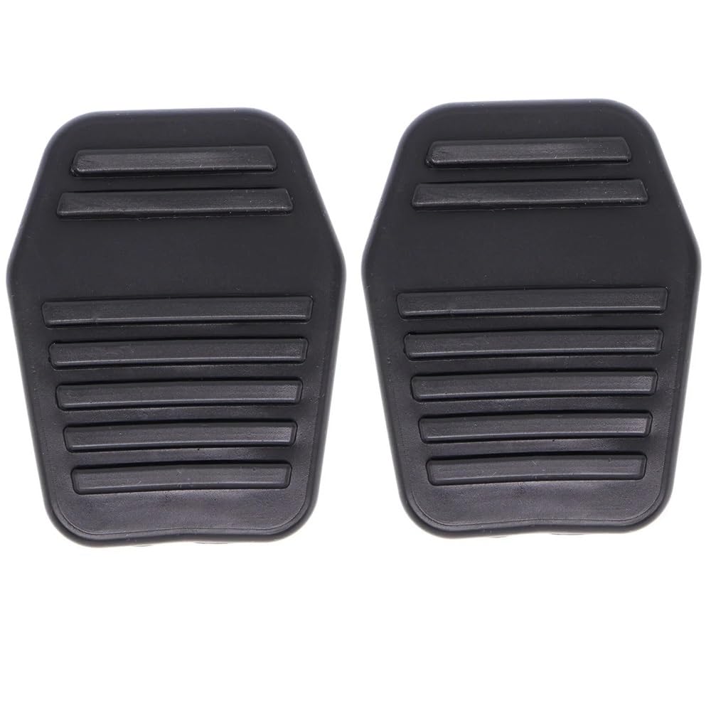 Auto Pedale Auto Gummi Bremse Kupplung Fuß Pedal Pad Abdeckung Ersatz Für Ford Für Fiesta 5 MK5 Für Klassische Für Ikon 2002-2008(2Pc) von Fuicotto