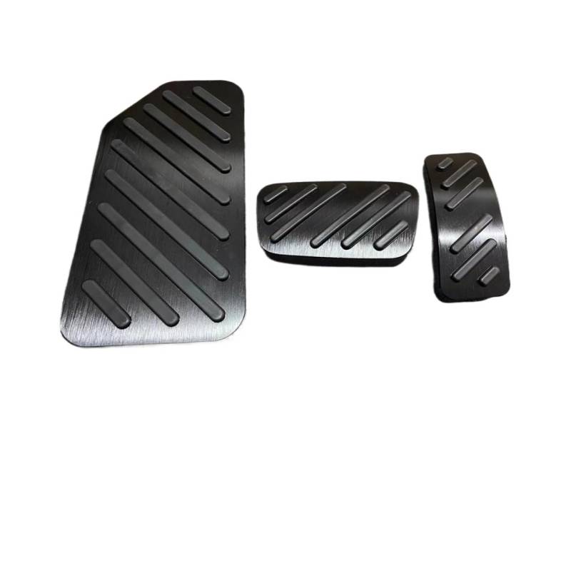 Auto Pedale Für MG Für Roewe Für RX5 Für Max Für EMAX 2019 2020 2021 2022 2023 AT Fuß Pedale Gaspedal Bremse Edelstahl Keine Bohren Pedal Pads(Black) von Fuicotto