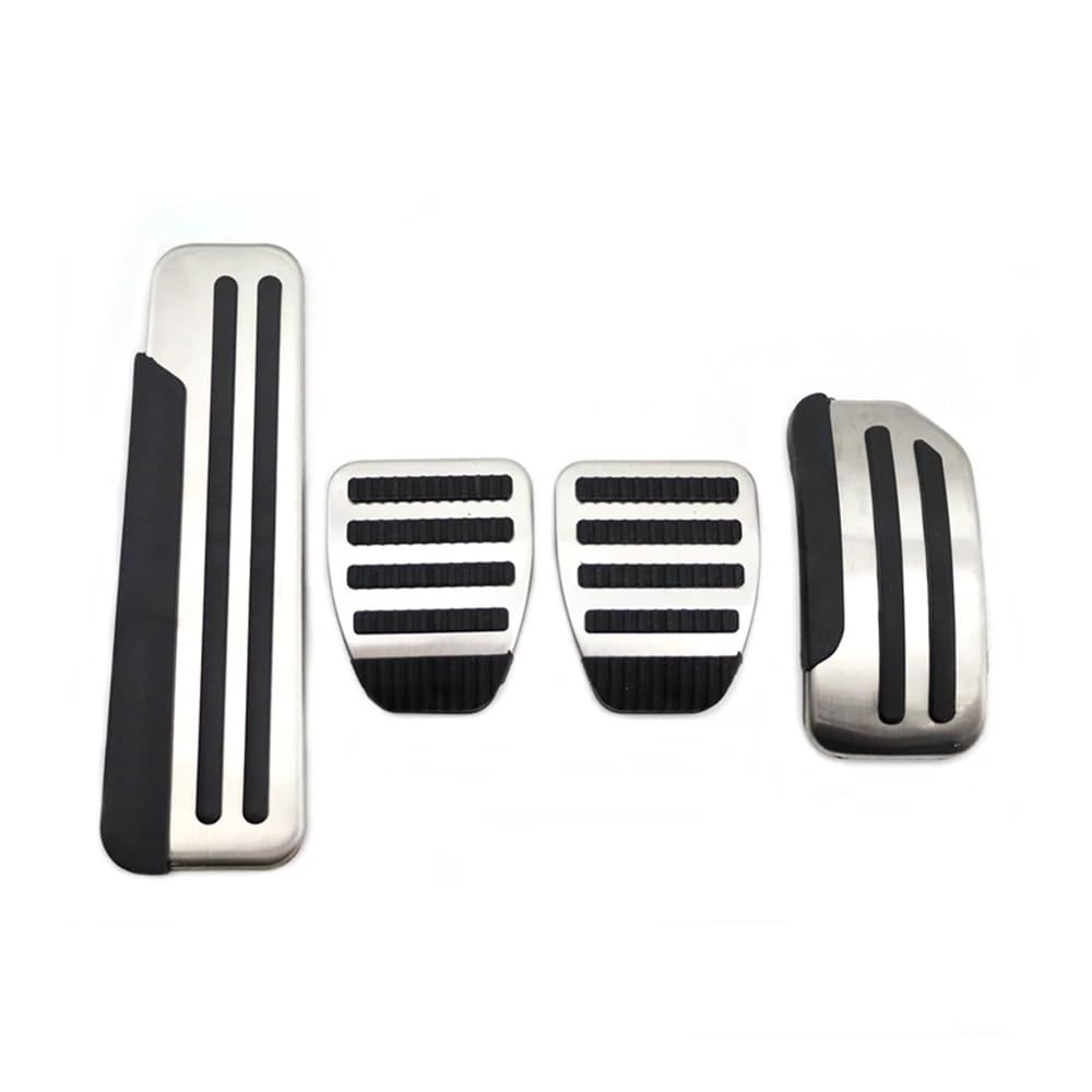 Auto Pedale Für N&issan Für Bluebird Sylphy Almera Pulsar Sentra G10 G11 B17 B18 Auto Fuß Pedal Pads Auto Bremse Kupplung Pedal Set Metall Pads Abdeckungen(4 PCS) von Fuicotto