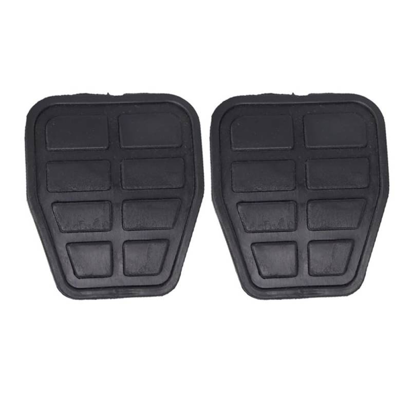 Auto Pedale Für V&W Für Corrado Caddy Golf 2/3 Für Jetta Passat B2 Polo 6N Für Transporter T4 Scirocco Sharan 7M Auto Bremse Kupplung Fuß Pedal Pad Abdeckung(2Pc) von Fuicotto