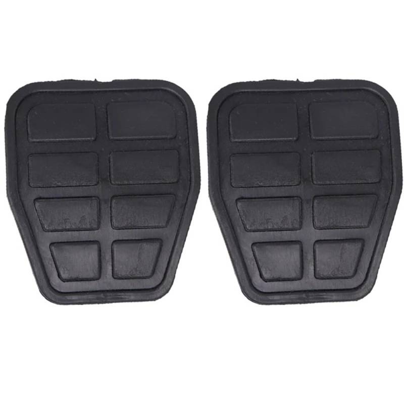 Auto Pedale Für VW Für Derby Für Polo Für Classic 1994 1995 1996-2000 2001 2002 Gummi Bremse Kupplung Fuß Pedal Pad Abdeckung(2Pc) von Fuicotto