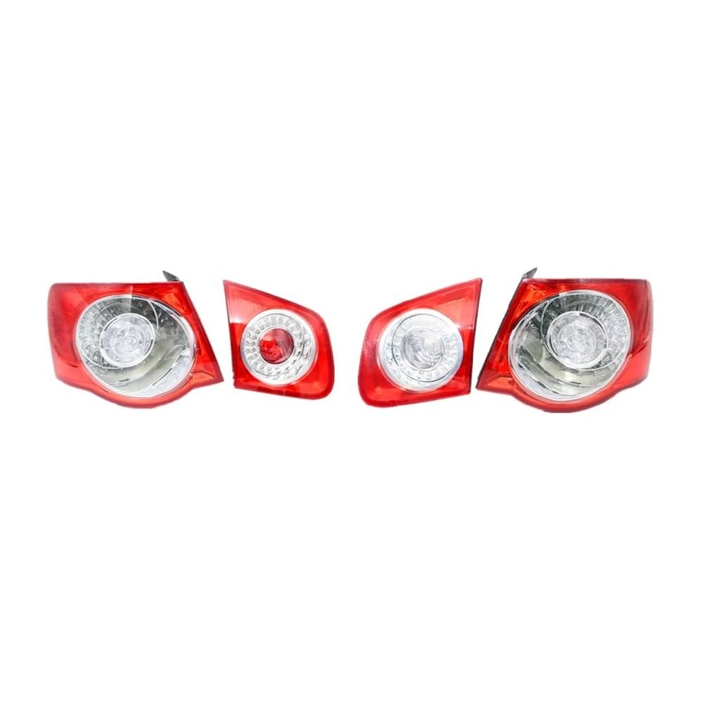 Auto Rückleuchten Auto Lichter Für V&W Für Jetta V 5 Limousine 2005 2006 2007 2008 2009 2010 2011 Auto-Styling Hinten Schwanz Licht Lampe Rechts Links LHD(4 pcs whole set) von Fuicotto