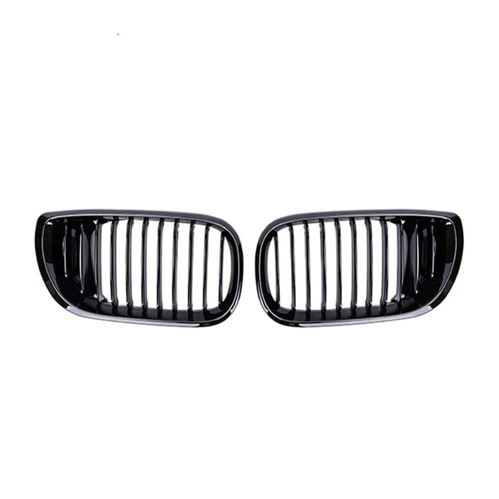 Fuicotto Auto Kühlergitter 2PCS Auto Vorderen Stoßfänger Einzelnen Linie Grills Niere Racing Grille Grill Für BM&W Für E46 LCI 4D 325i Facelift 2002 2003 2004 2005 846193 von Fuicotto