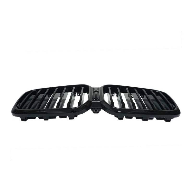 Fuicotto Auto Kühlergitter ABS Fronthaube Niere Grill Einzelne Lamelle Für BM&W Für X3 X4 G01 G02 LCI 2022 + Glanz Schwarz Racing Grille Ersatz Auto Styling von Fuicotto